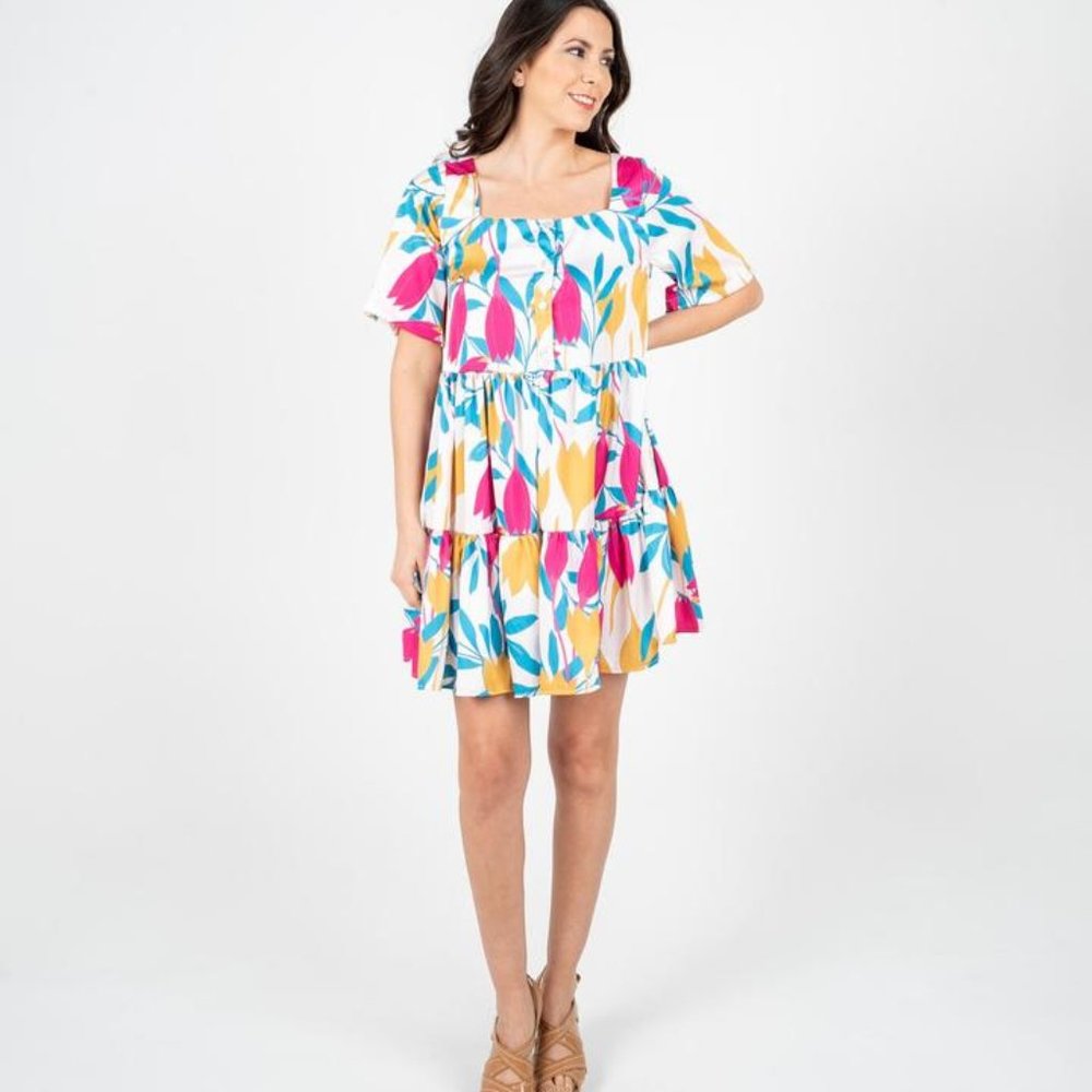 Summer Short Dress White